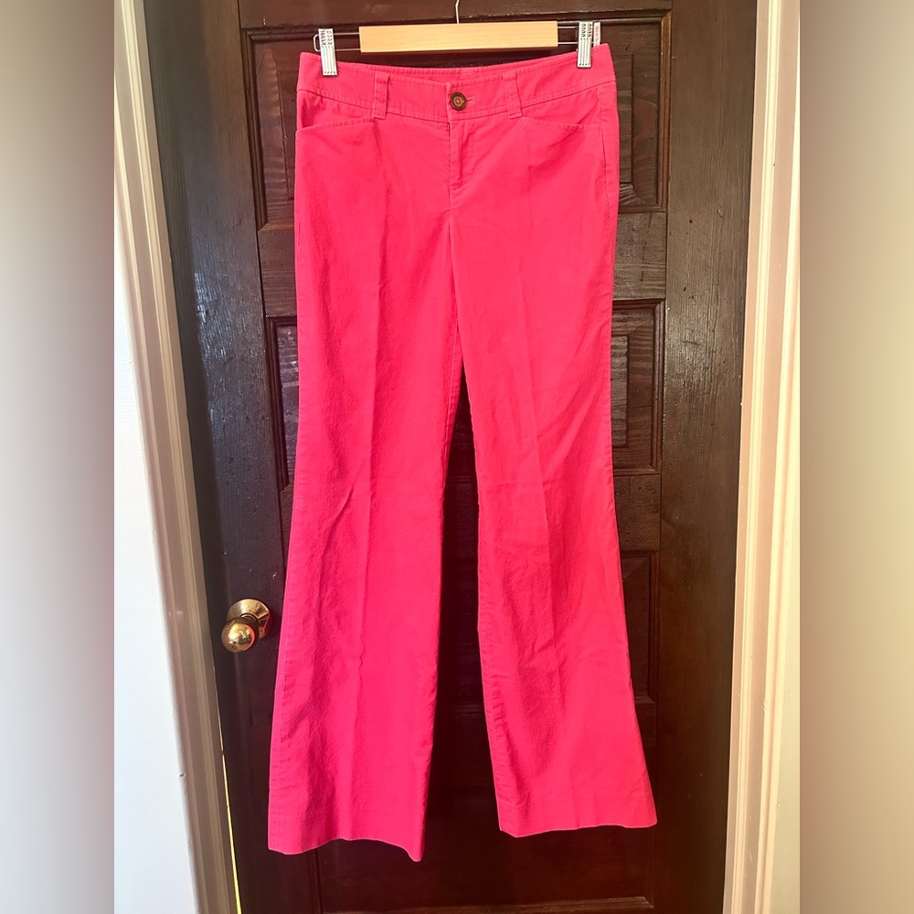 Lilly Pulitzer Pink Corduroy Pants